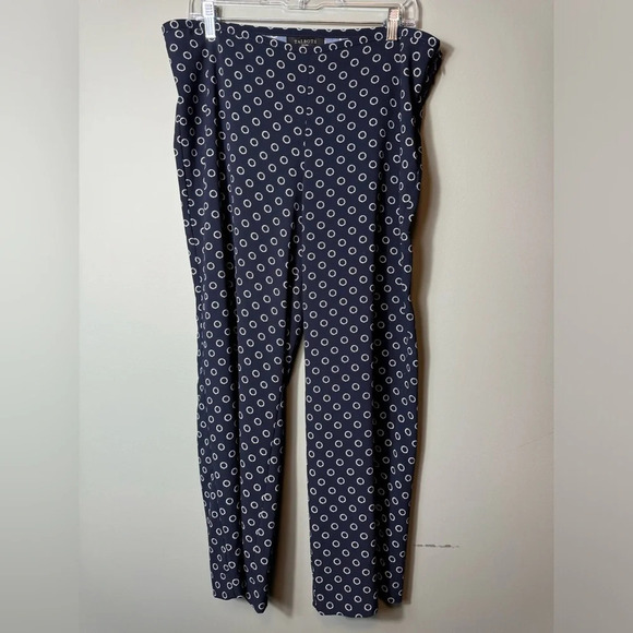 Talbots Women’s Petite‎ Navy Pants Side Zipper Size 14P - Picture 1 of 7